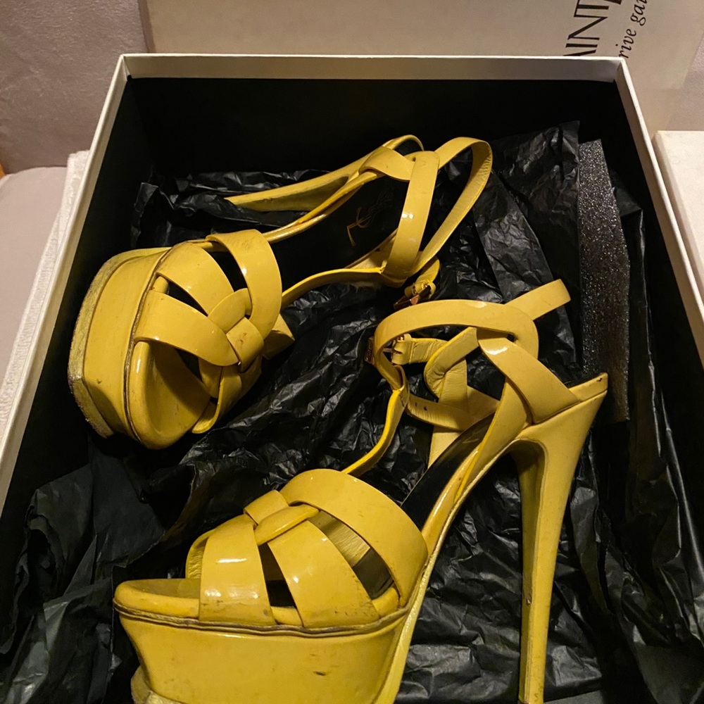 Ysl Tribute Patent Leather Heels - image 5